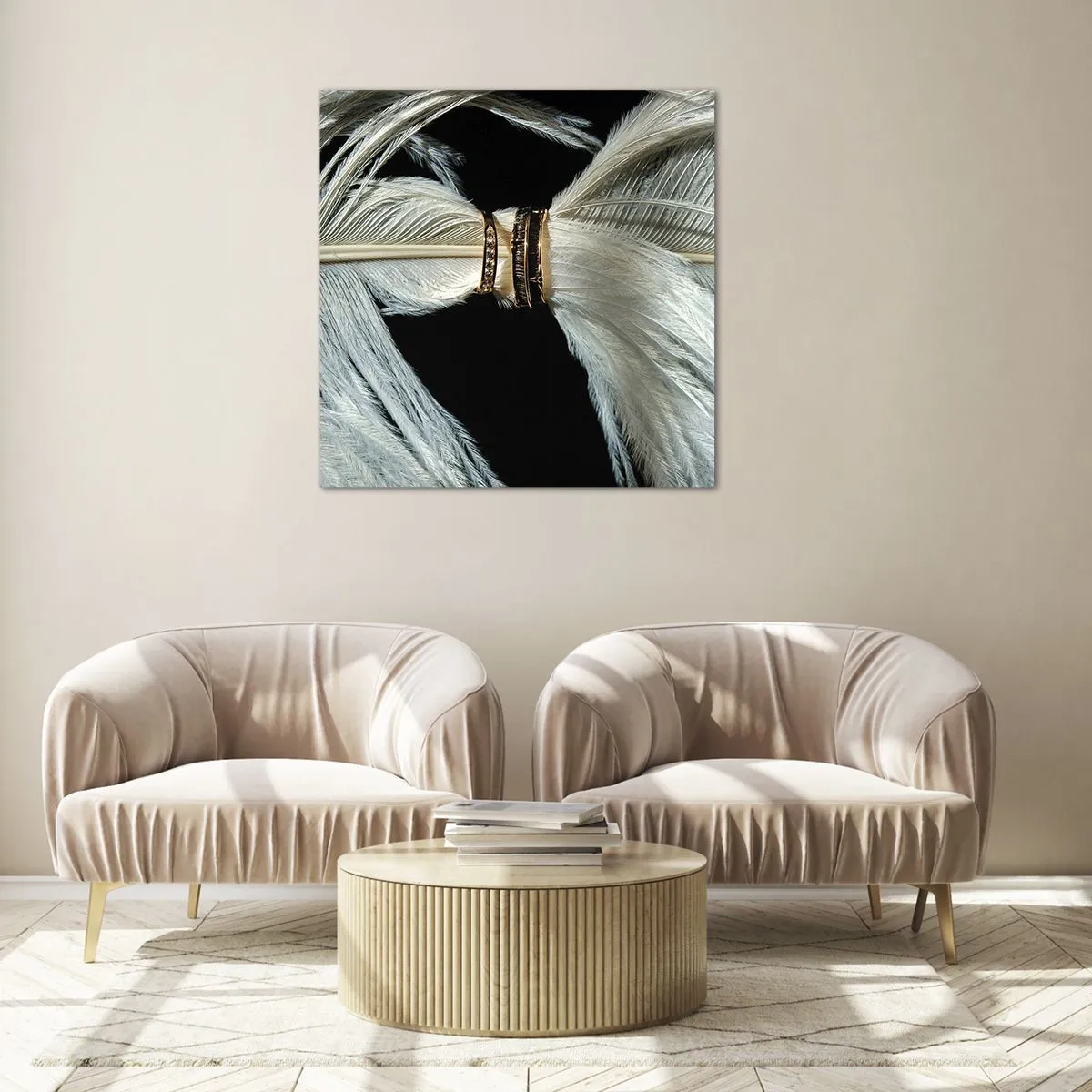 Obraz na skle - …a neopustím tě…. - 70x70 cm