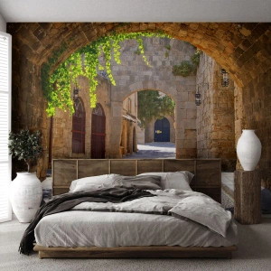 Fototapeta Premium Sand - Brzy se objeví družina - Architektura, Město, Alej - 100x70 cm