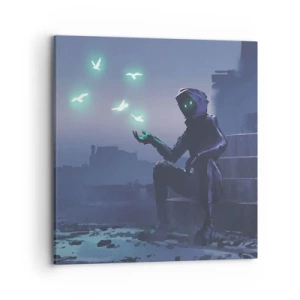 Obraz na plátně - Život se vrátí - 70x70 cm