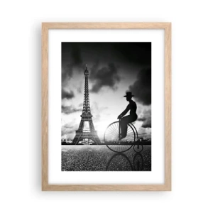 Plakát v rámu světlý dub - Touha po Belle Epoque - 30x40 cm