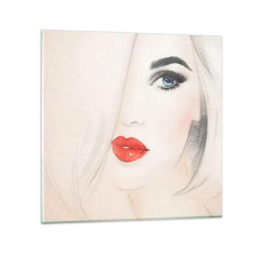 Obraz na skle - Hypnotizuje a omamuje - 30x30 cm