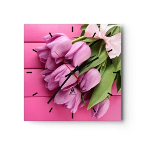 Nástěnné hodiny - Právě pro tebe - 30x30 cm