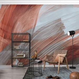 Fototapeta Premium Canvas - Podzimní větrná abstrakce - Kus, Chaos, Minimalismus - 150x105 cm