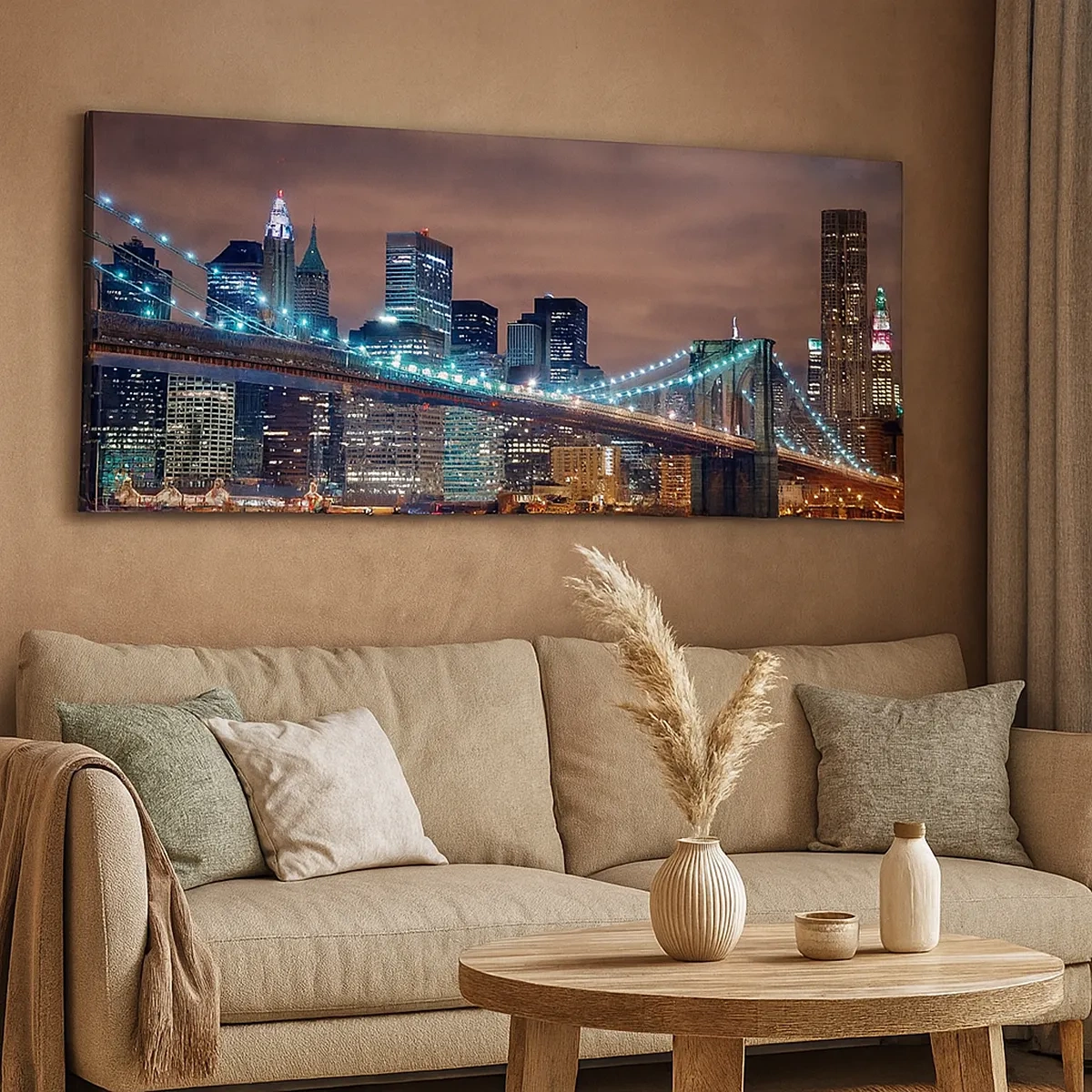 Obraz na plátně - Světla velkoměsta - 30x30 cm