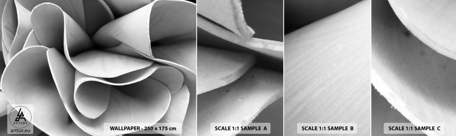 Vzor Fototapety Samolepicí Deluxe Sticker - Děje se ve vesmíru - Abstrakce, Kus, Černý a bílý - 100x30 cm