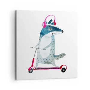 Obraz na plátně - Jezevčí radosti - 60x60 cm