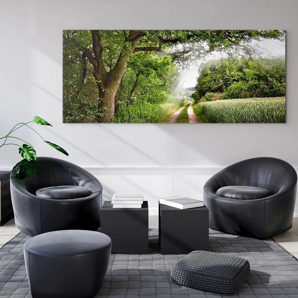 Obraz na skle - Et in Arcadia ego - 160x50 cm