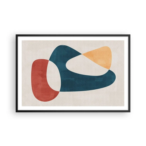 Plakát v černém rámu - Vlivy a metamorfózy - 91x61 cm