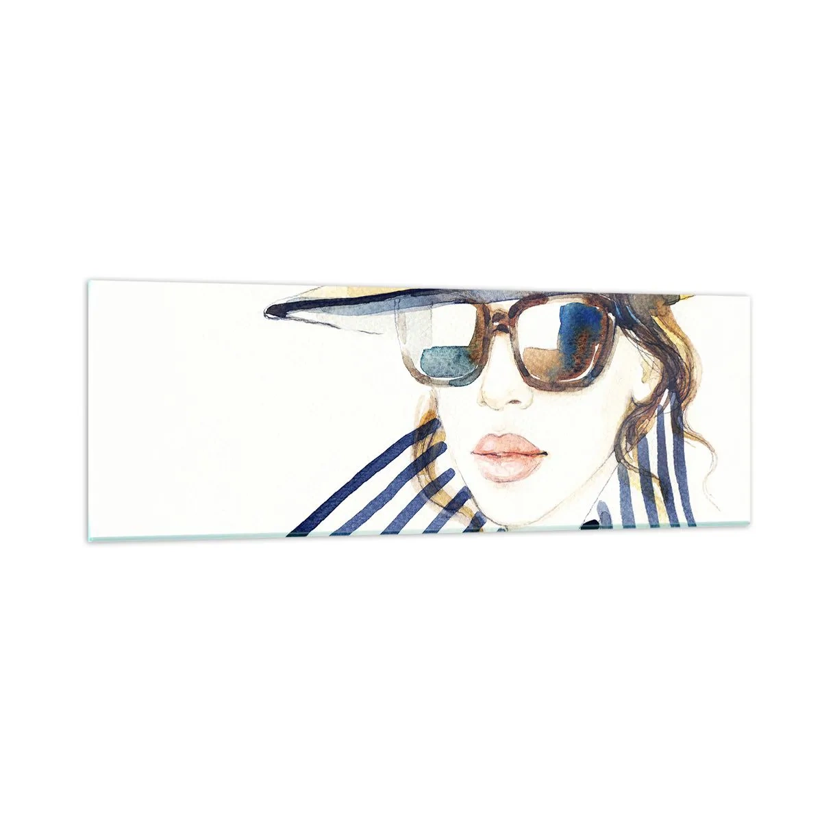 Obraz na skle - Florida vítá! - 90x30 cm