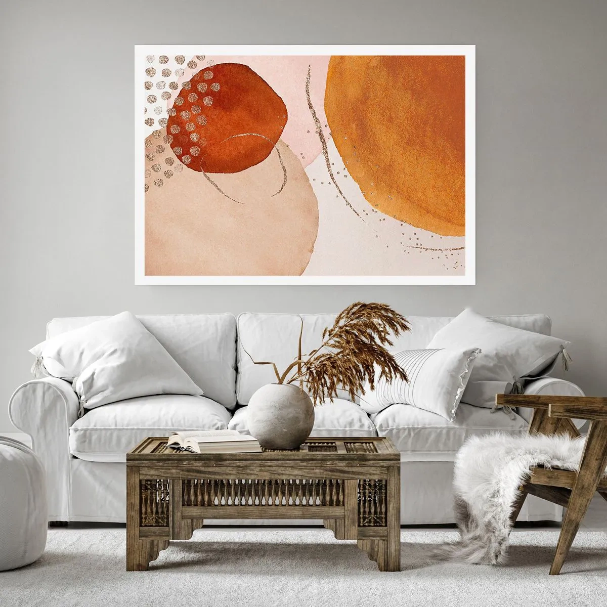 Plakát - Zaoblení a pohyb - 50x40 cm