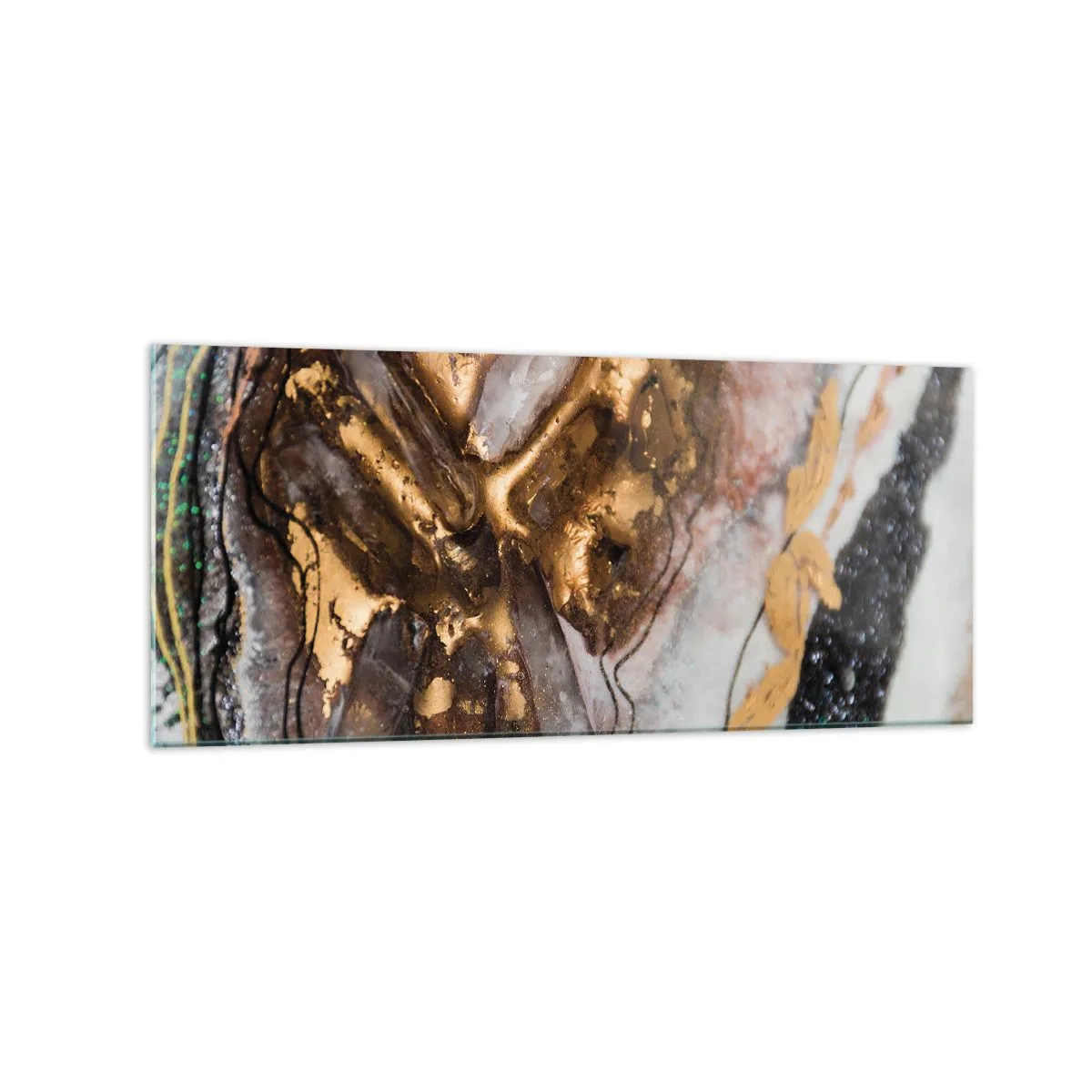 Obraz na skle - Prvek země - 120x50 cm