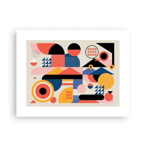 Plakát - Kompozice: pojďme si hrát - 40x30 cm