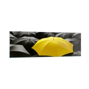 Obraz na skle - Sbohem smutku - 160x50 cm