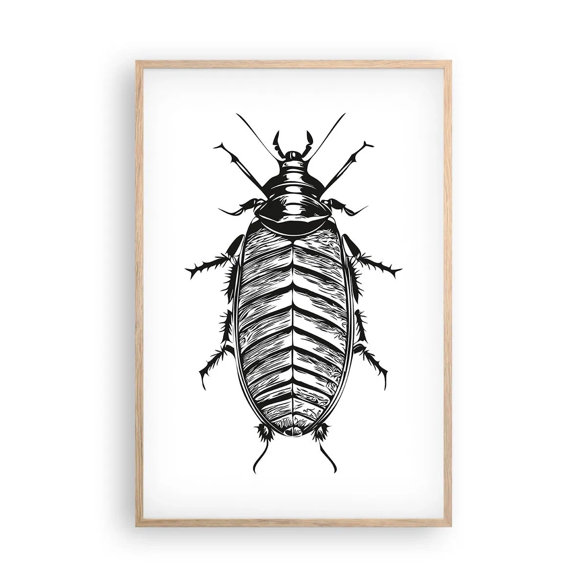 Plakát v rámu světlý dub - Vzorový exemplář! - 61x91 cm