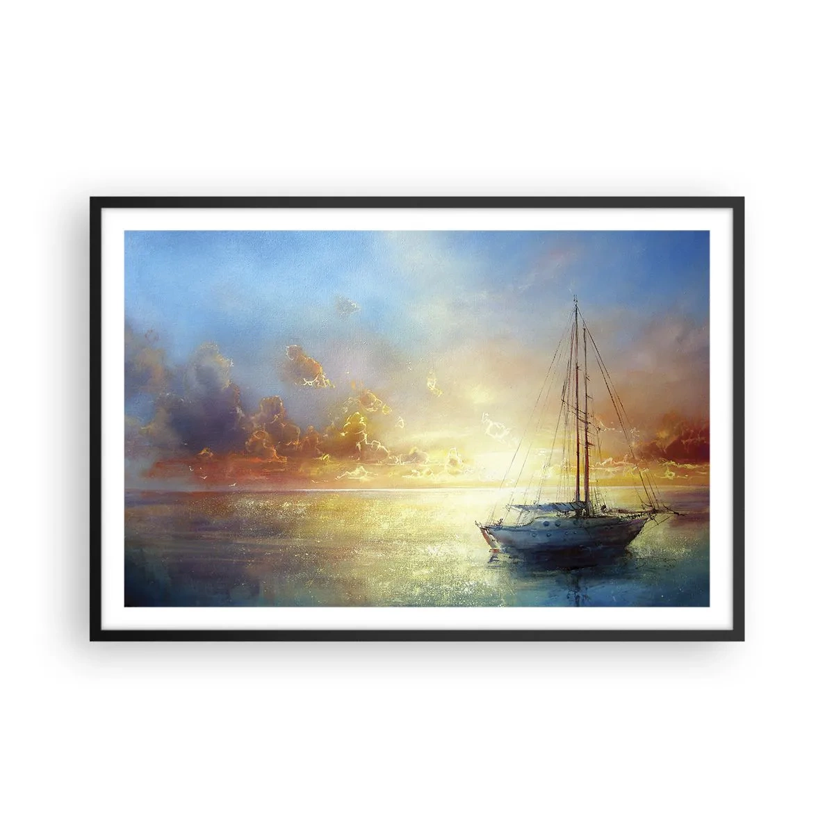 Plakát v černém rámu - Ve zlatém zálivu - 91x61 cm