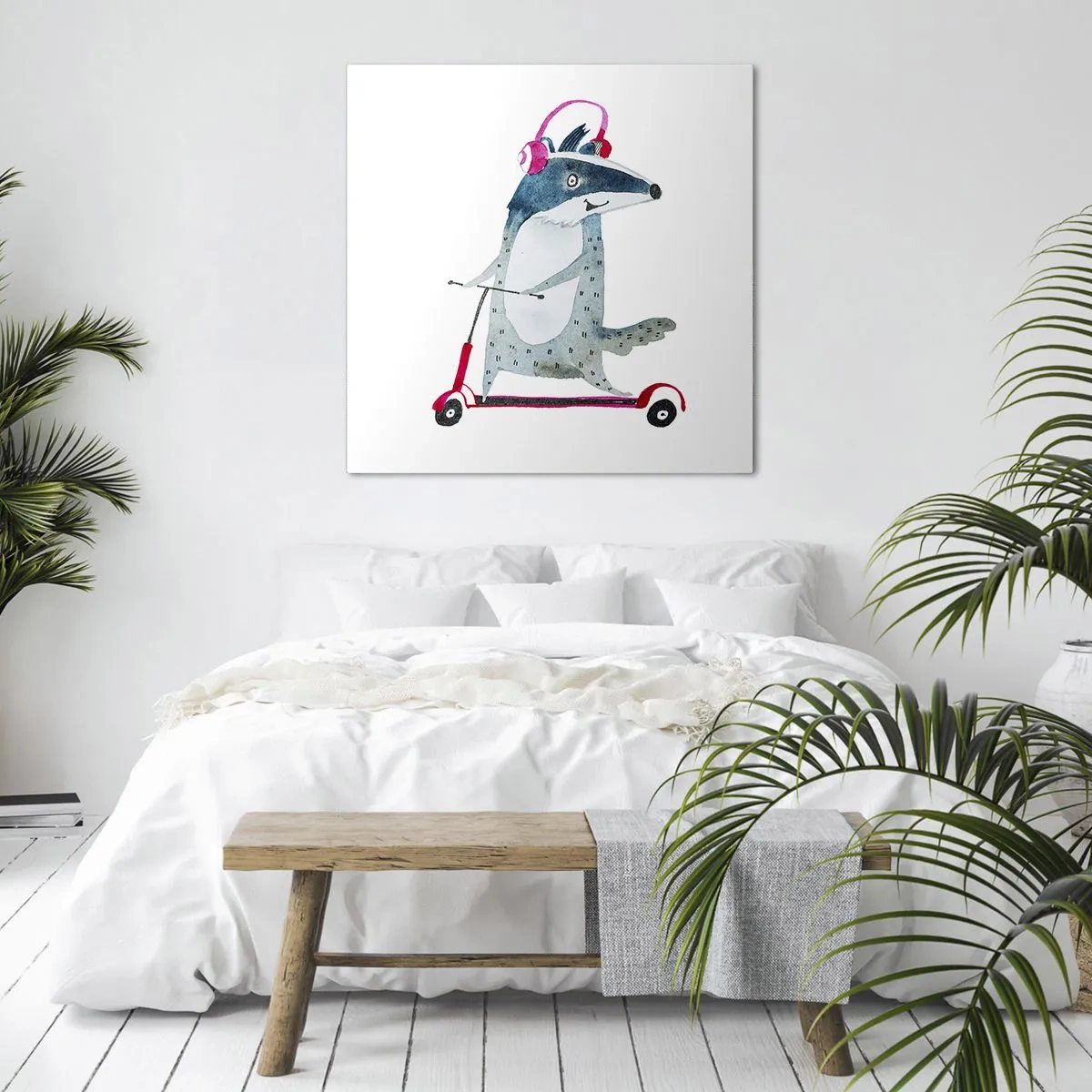 Obraz na plátně - Jezevčí radosti - 50x50 cm