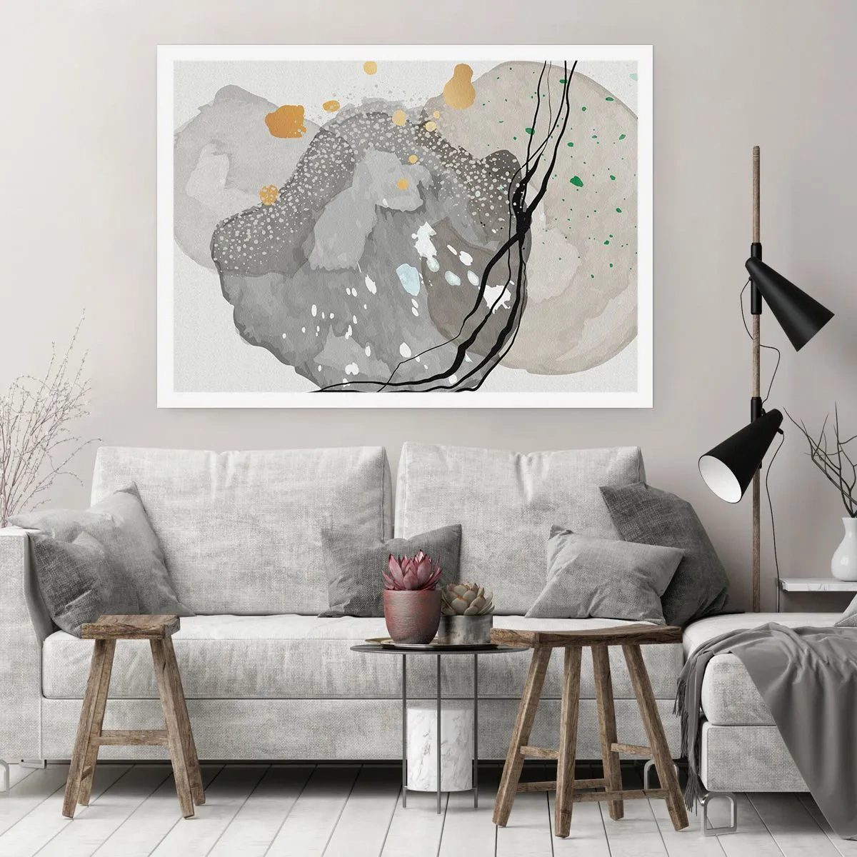 Plakát - Organická kompozice - 100x70 cm