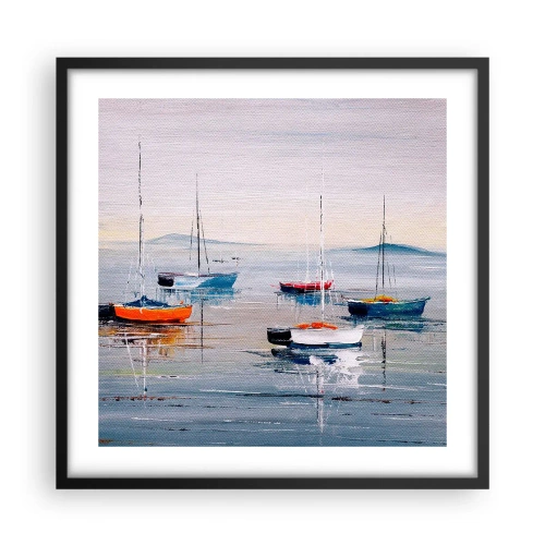 Plakát v černém rámu - Zasloužený odpočinek - 50x50 cm