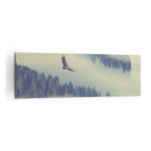Obraz na plátně - Viděla jsem stín orla - 160x50 cm