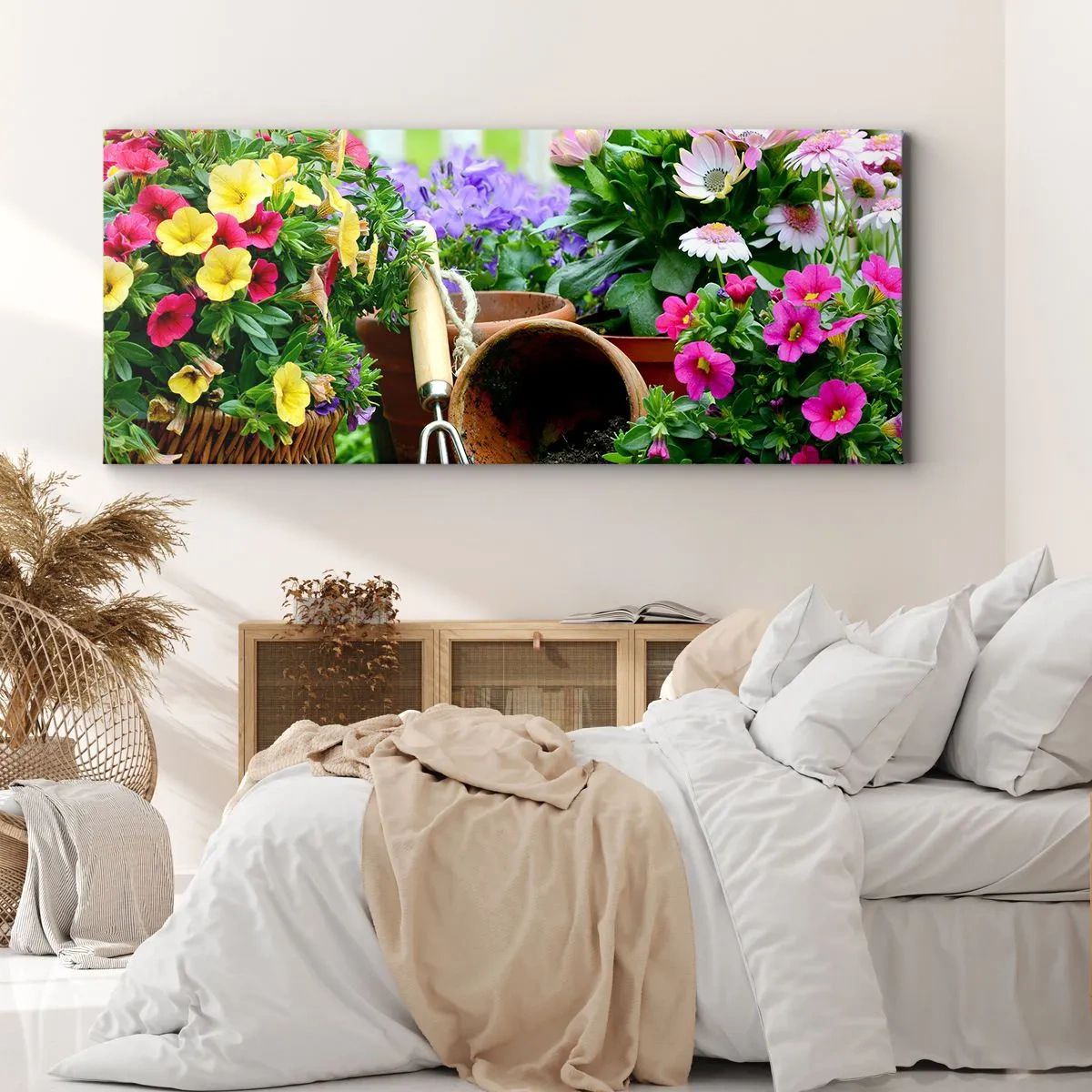 Obraz na plátně - Zahrádka Žofky - 120x50 cm