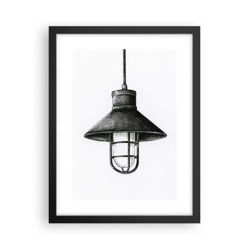 Plakát v černém rámu - Jako před lety… - 30x40 cm