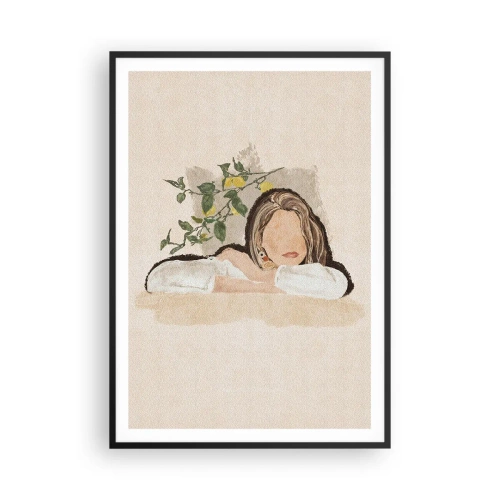 Plakát v černém rámu - Krasavice z jihu - 70x100 cm