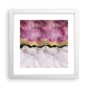 Plakát v bílém rámu - Na hranici - 30x30 cm