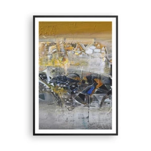 Plakát v černém rámu - Všechno se podaří - 70x100 cm