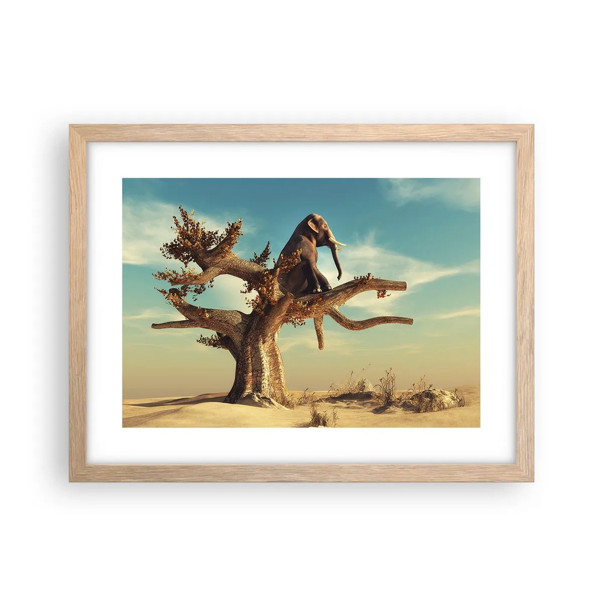 Plakát v rámu světlý dub - Nový úhel pohledu - 40x30 cm