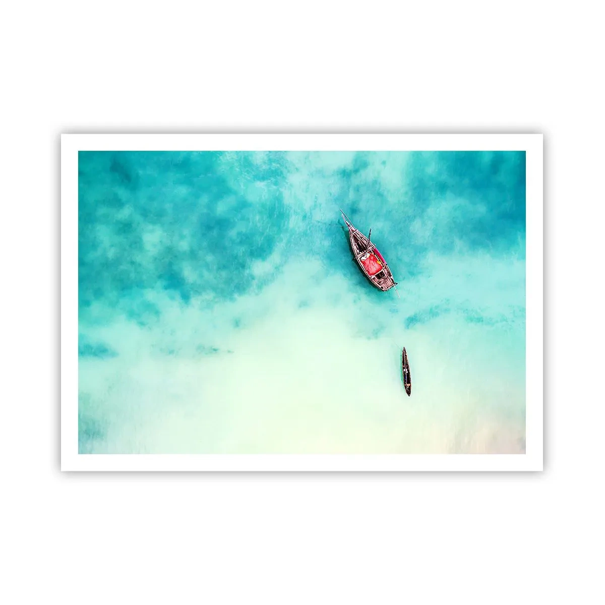 Plakát - Protože na plážích Zanzibaru, když je přebytek vody… - 100x70 cm