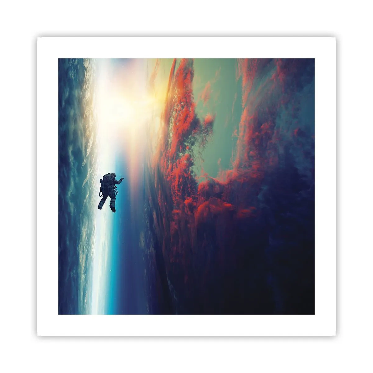 Plakát - Tváří v tvář vesmíru - 50x50 cm