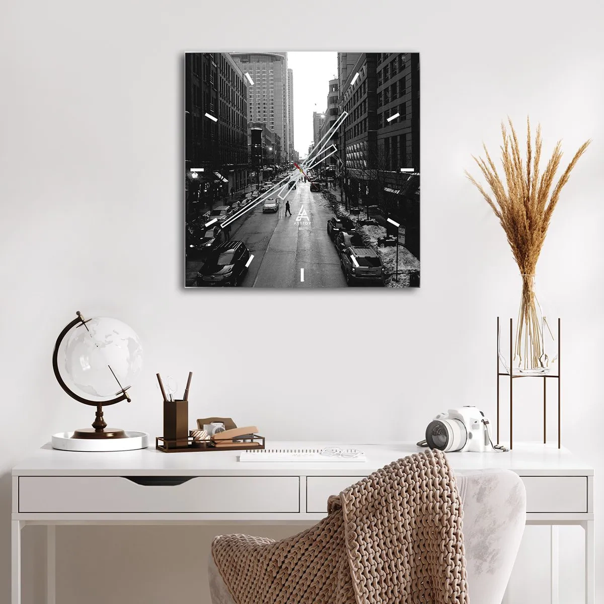 Nástěnné hodiny - Další den, jako každý jiný - 40x40 cm