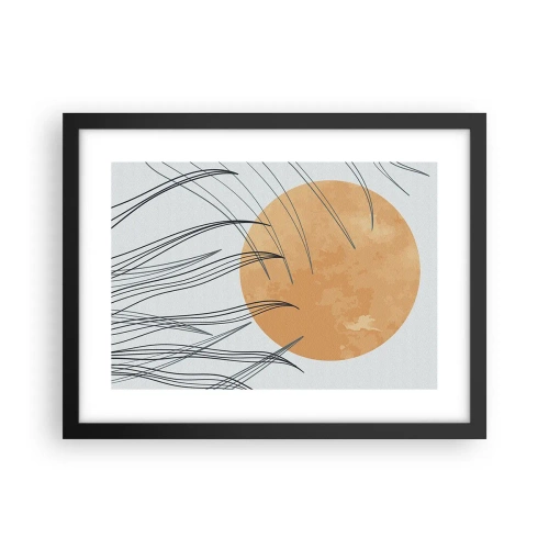 Plakát v černém rámu - Vždy ke slunci - 40x30 cm