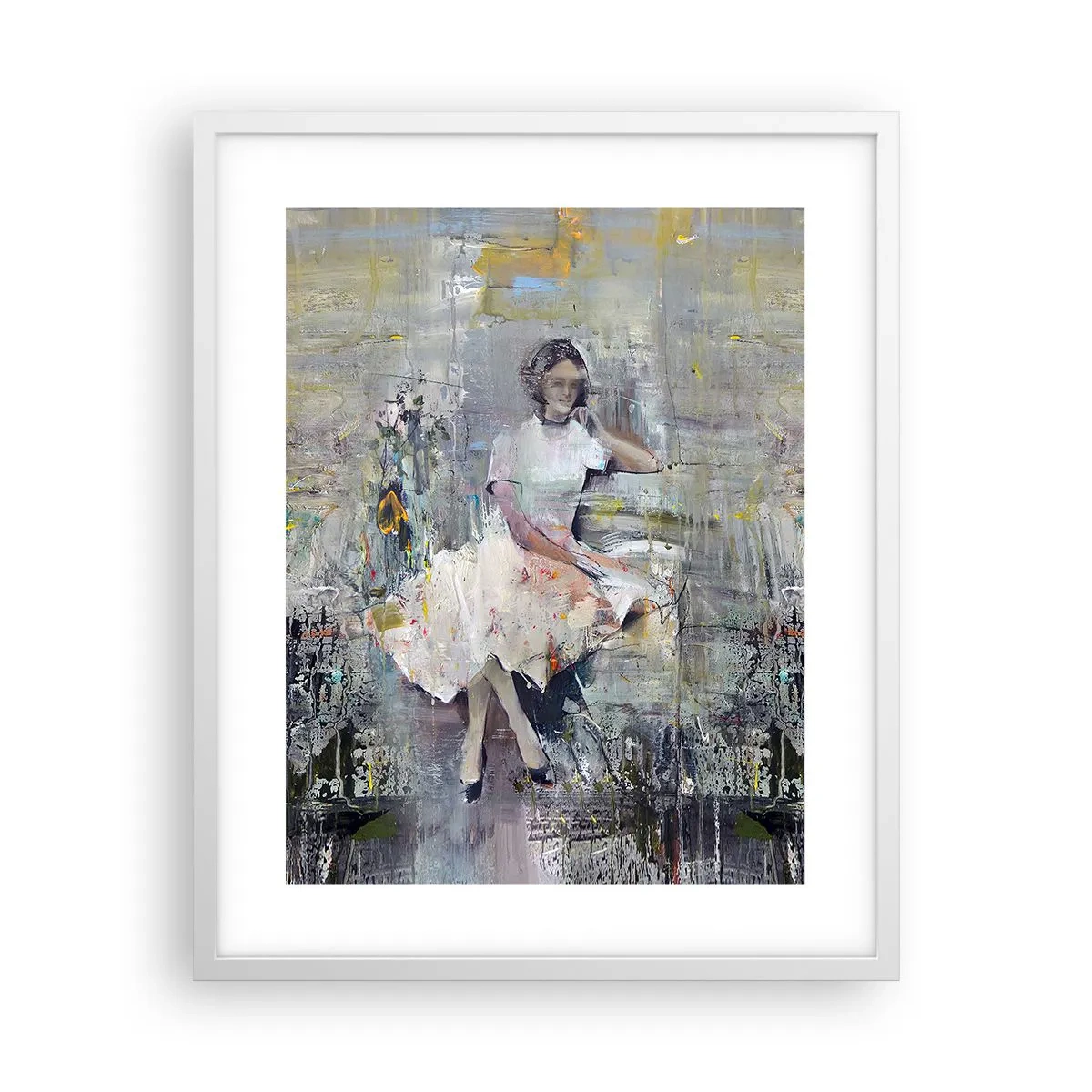 Plakát v bílém rámu - Klasická a moderní - 40x50 cm