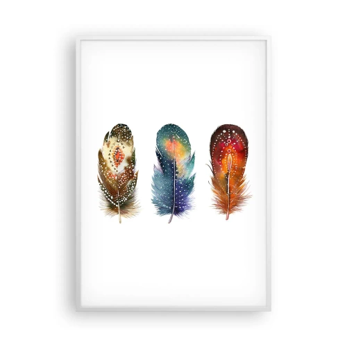 Plakát v bílém rámu - Rituály, obřady, tajemství - 70x100 cm