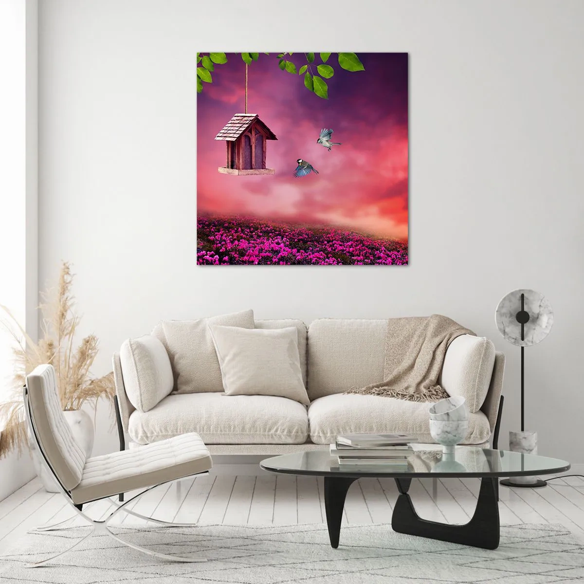Obraz na skle - Pozvání na večeři - 50x50 cm