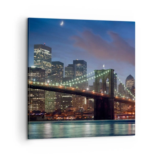 Obraz na plátně - Rozjařená noc - 50x50 cm