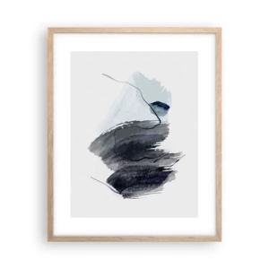 Plakát v rámu světlý dub - Intenzita a pohyb - 40x50 cm