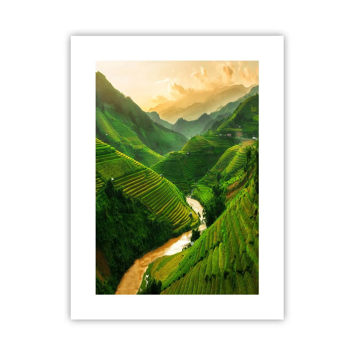 Plakát - Vietnamské údolí - 30x40 cm