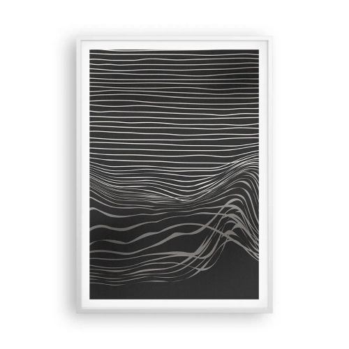 Plakát v bílém rámu - Rytmus a přízvuk - 70x100 cm