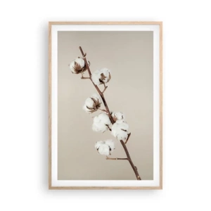 Plakát v rámu světlý dub - U zdroje měkkosti - 61x91 cm