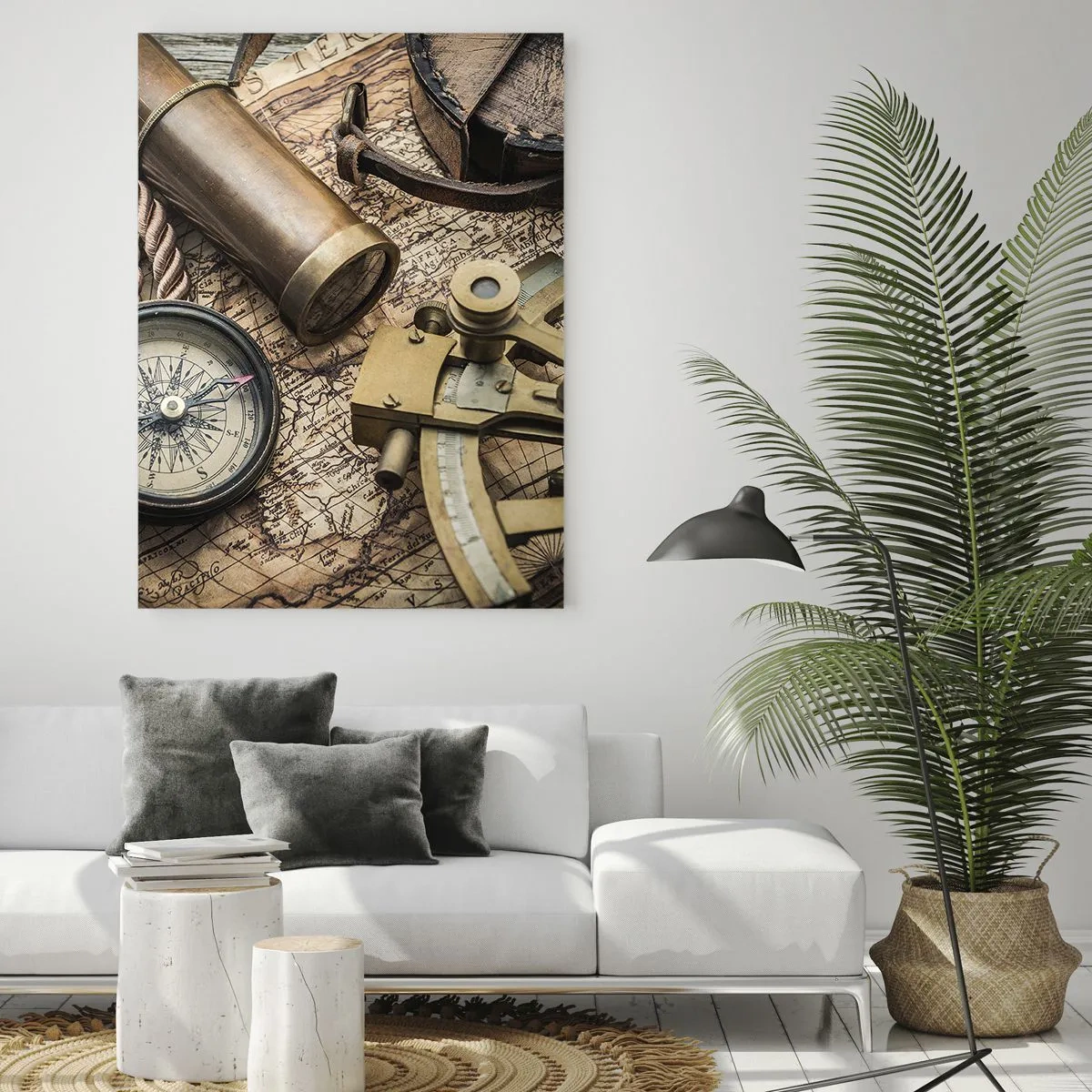 Obraz na skle - Urči směr - 70x100 cm