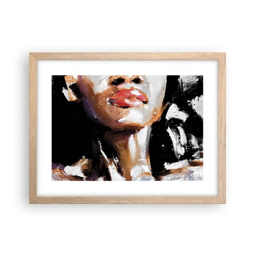 Plakát v rámu světlý dub - Hrdost bez předsudků - 40x30 cm