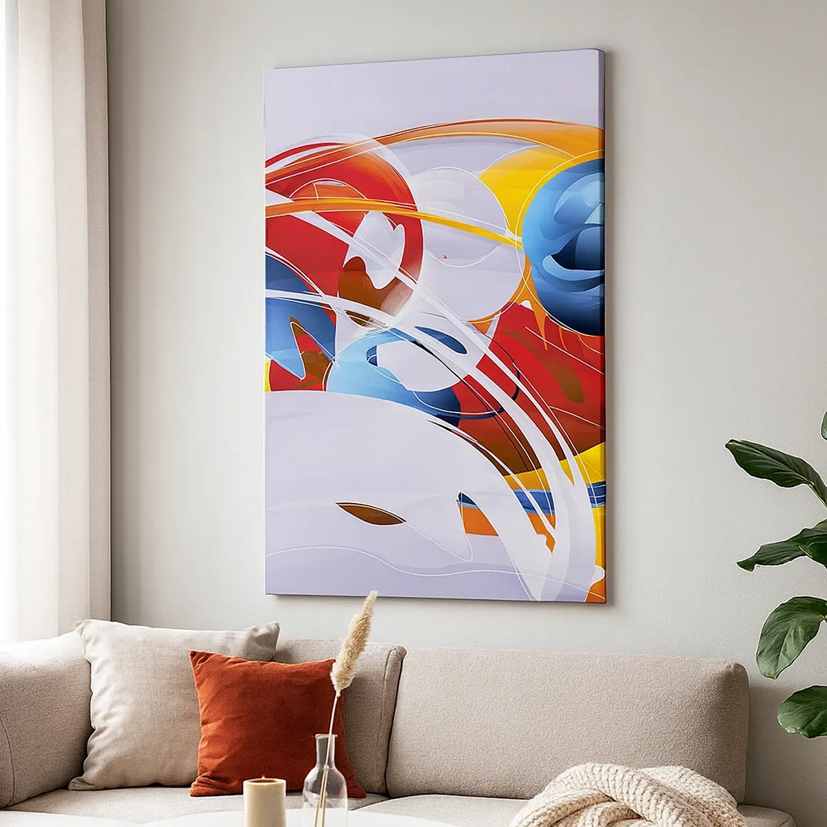 Obraz na plátně - Tanec živlů - 50x70 cm