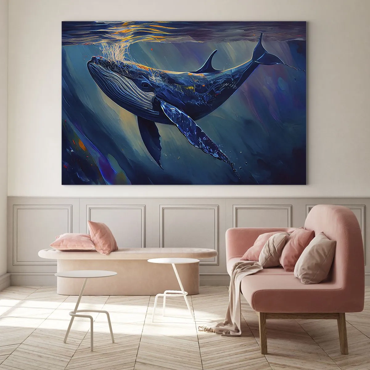 Obraz na skle - Vítej v mém světě - 100x70 cm