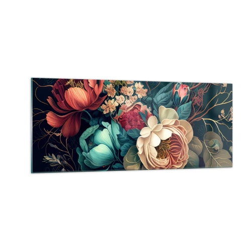 Obraz na skle - Půvab 19. století - 100x40 cm