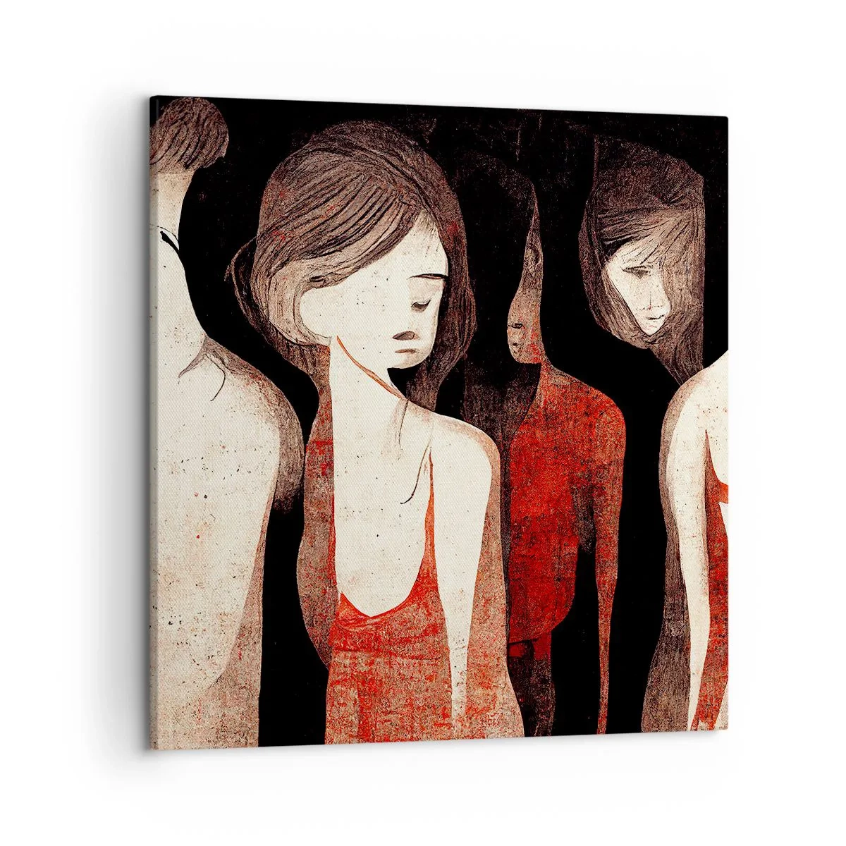 Obraz na plátně - Madony z temnoty - 50x50 cm