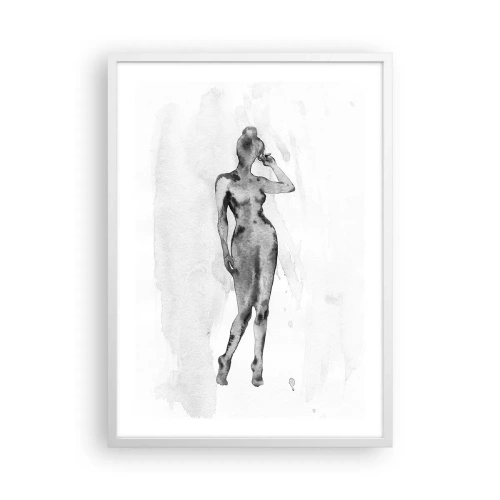 Plakát v bílém rámu - Studie o ideálu ženskosti - 50x70 cm