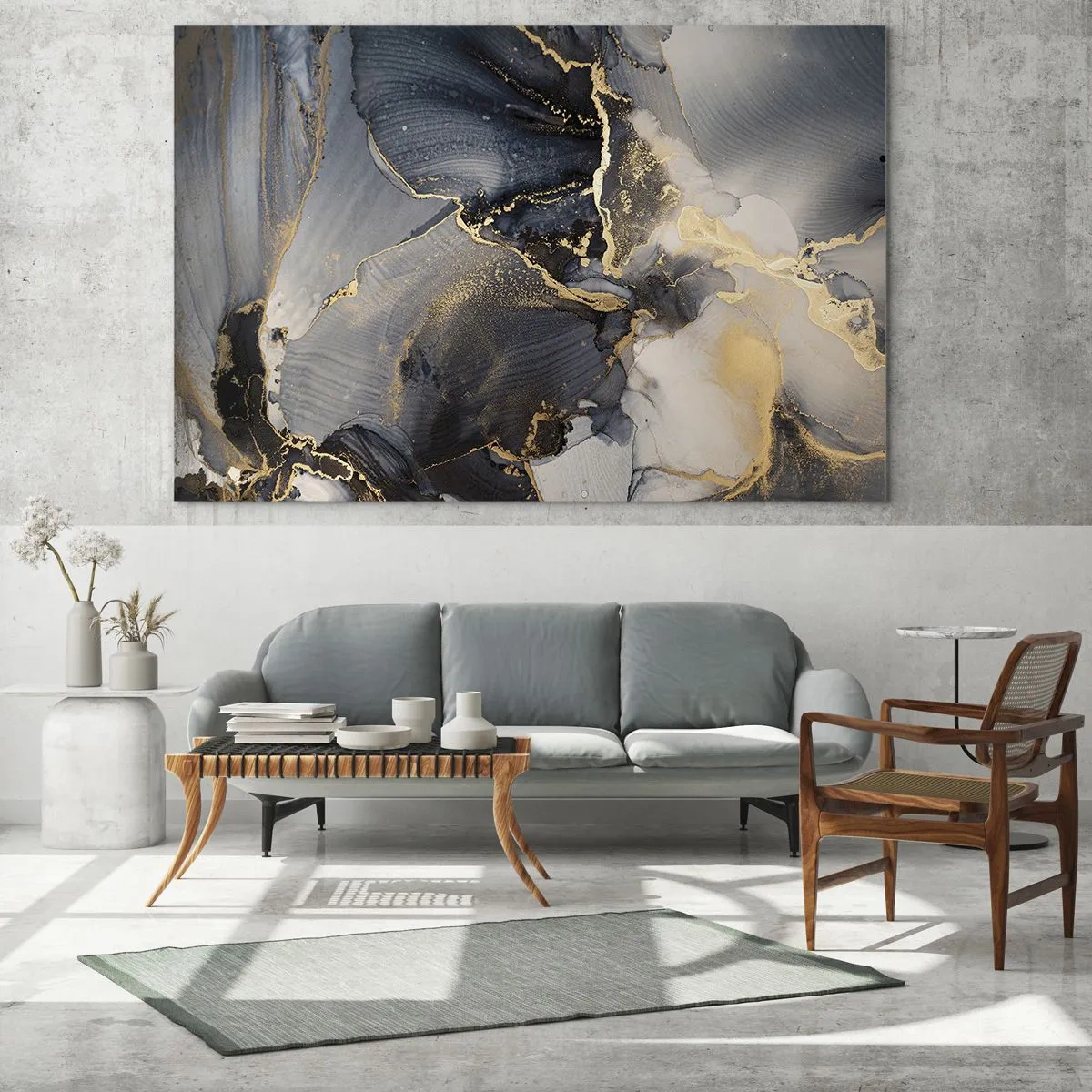 Obraz na skle - Život kamene - 120x50 cm