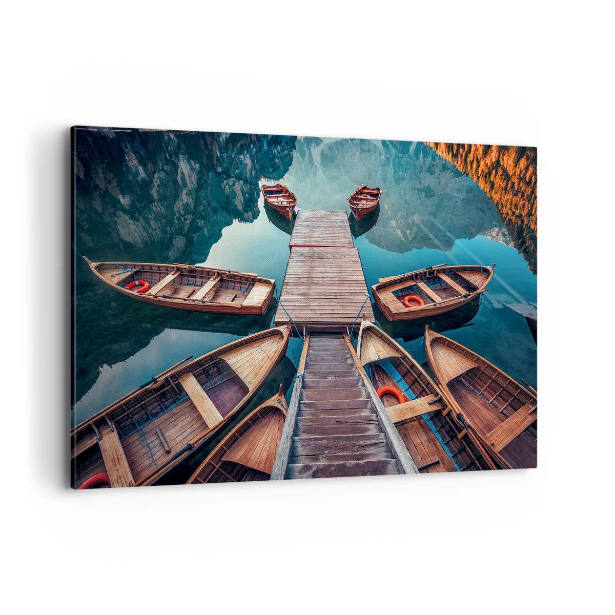 Obraz na plátně - Čekám v přístavu - 100x70 cm